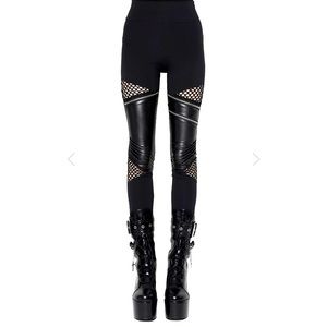 Neo Noir Leggings Resurrect Killstar